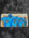 Toyota Vanity Plate