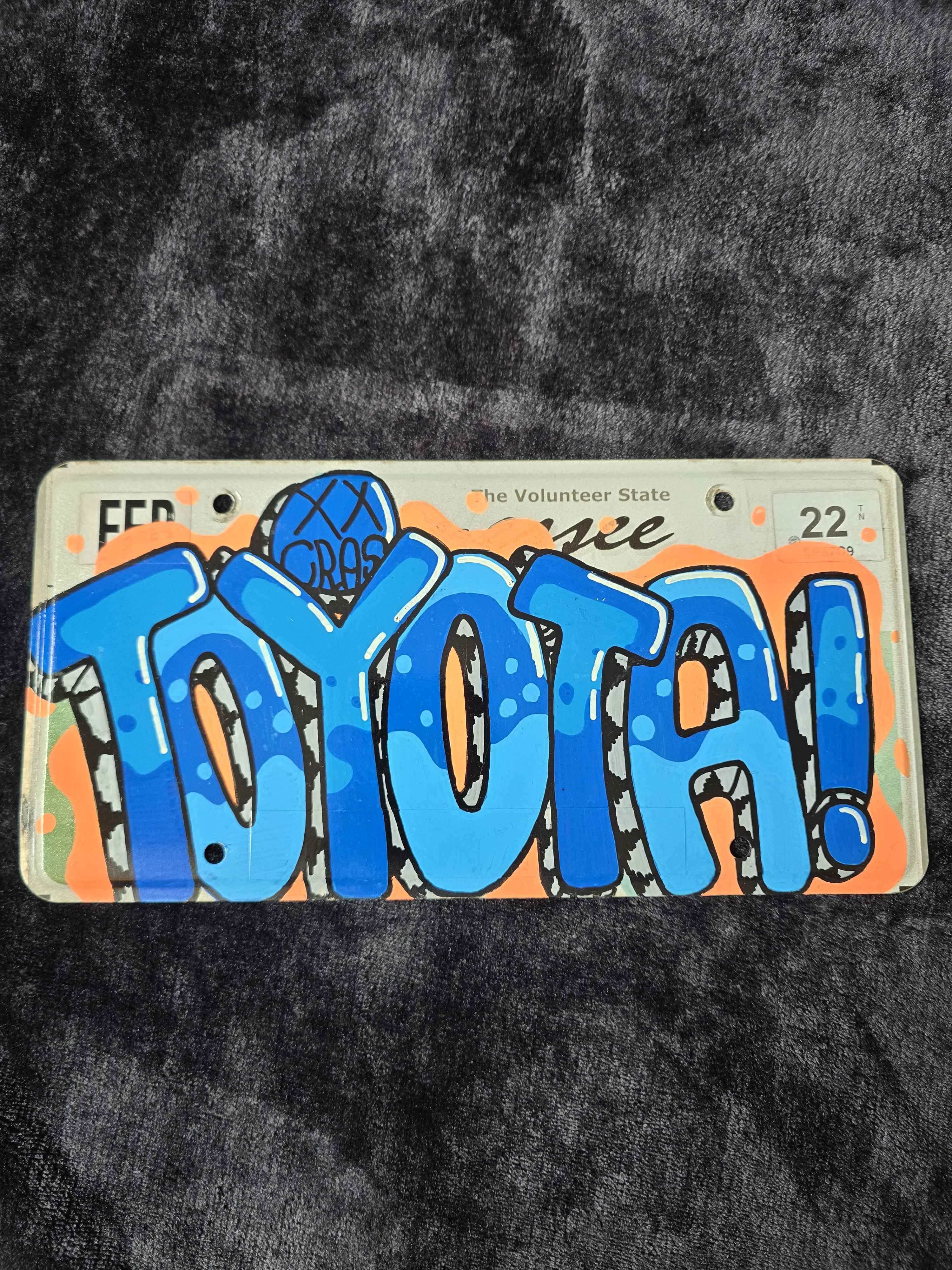 Toyota Vanity Plate
